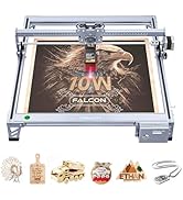Creality Laser Engraver, 10W Laser Cutter with 0.06mm Laser Spot, High Accuracy Laser Engraving M...