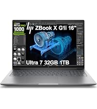 HP ZBook Studio G11 Laptop (NVIDIA RTX 1000 Ada 6GB, Intel Ultra 7 165H, 16