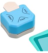 3-in-1 Rounded Corner Punch, R4mm R7mm R10mm 3-Way Paper Edge Cutter Corner Rounder for Paper Cra...