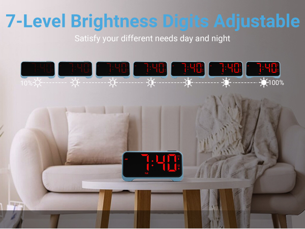 digital alarm clock alarm clock for teens teen boys