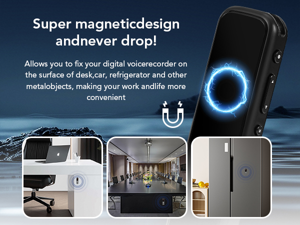 The strong magnetic design ensures that it can be firmly and reliably adsorbed on any iron surface.