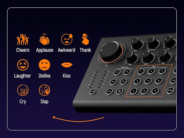 audio interface for live