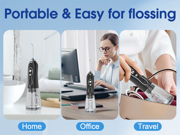 portable travel flossing