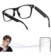 Piluyaa Ai Smart Translation Glasses Simultaneous Interpretation Glasses and Headphones, Bluetoot...
