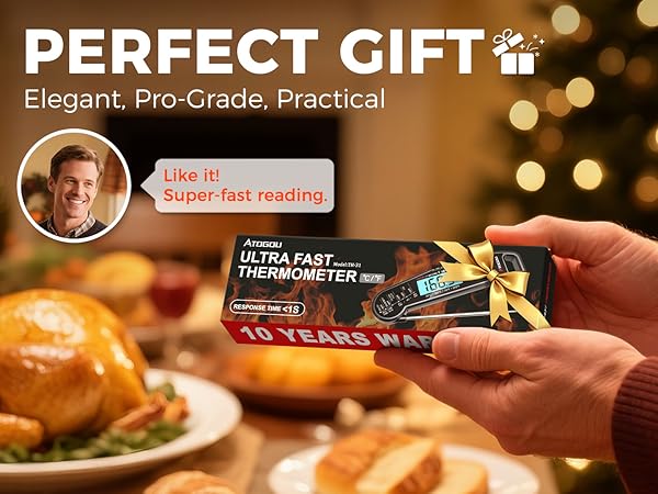 ATOGOU Thermocouple Meat Thermometer