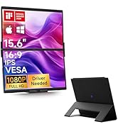 JSAUX FlipGo Pro 15.6" 1080P Dual Screen Portable Monitor &amp; Flex Folio