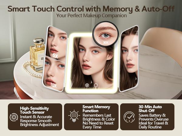 magnifying makeup mirror