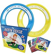 Activ Life Kid’s Flying Rings (2 Pack) They Fly Straight &amp; Don’t Hurt, 80% Lighter Than Standard ...