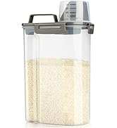Viretec Rice Airtight Storage Container, 5Lbs Cereal Dry Food Flour Bin, Pet Dog Cat Food Dispens...