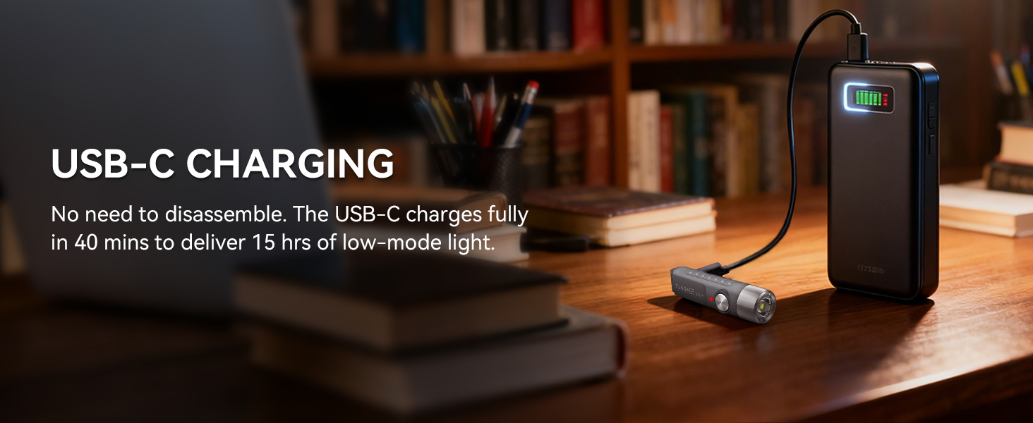 Keychain flashlight rechargeable