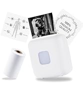 LFPERT Sticker Printer, TP6 Print Pods Mini Printer, Portable Bluetooth Sticker Maker Machine, In...