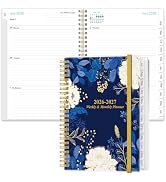 2026-2027 Planner - Planner 2026-2027 from July 2026 - June 2027, Weekly &amp; Monthly Planner Spiral...