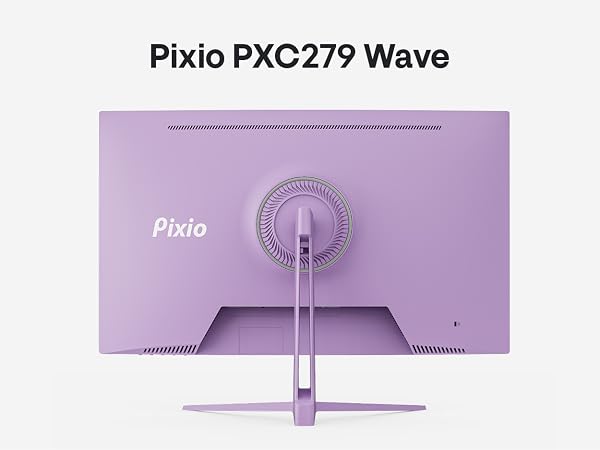 Pixio PXC279 Wave Purple 27 inch 300Hz Refresh Rate FHD 1080p Resolution 1650R Curved Fast VA Panel ...