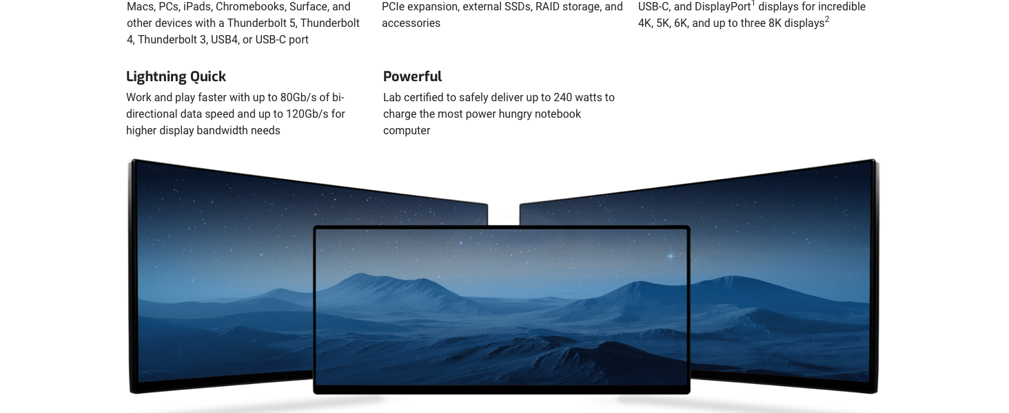 Lightning Quick. Powerful.