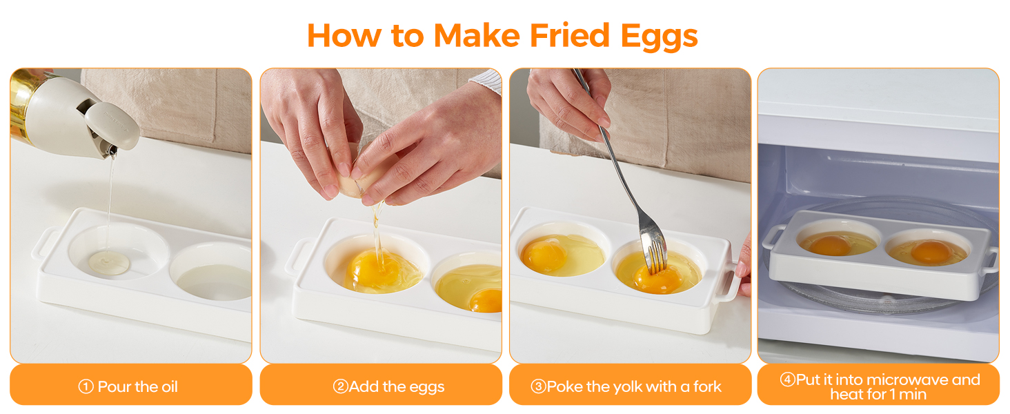 Ceramic Microwave Egg Cooker