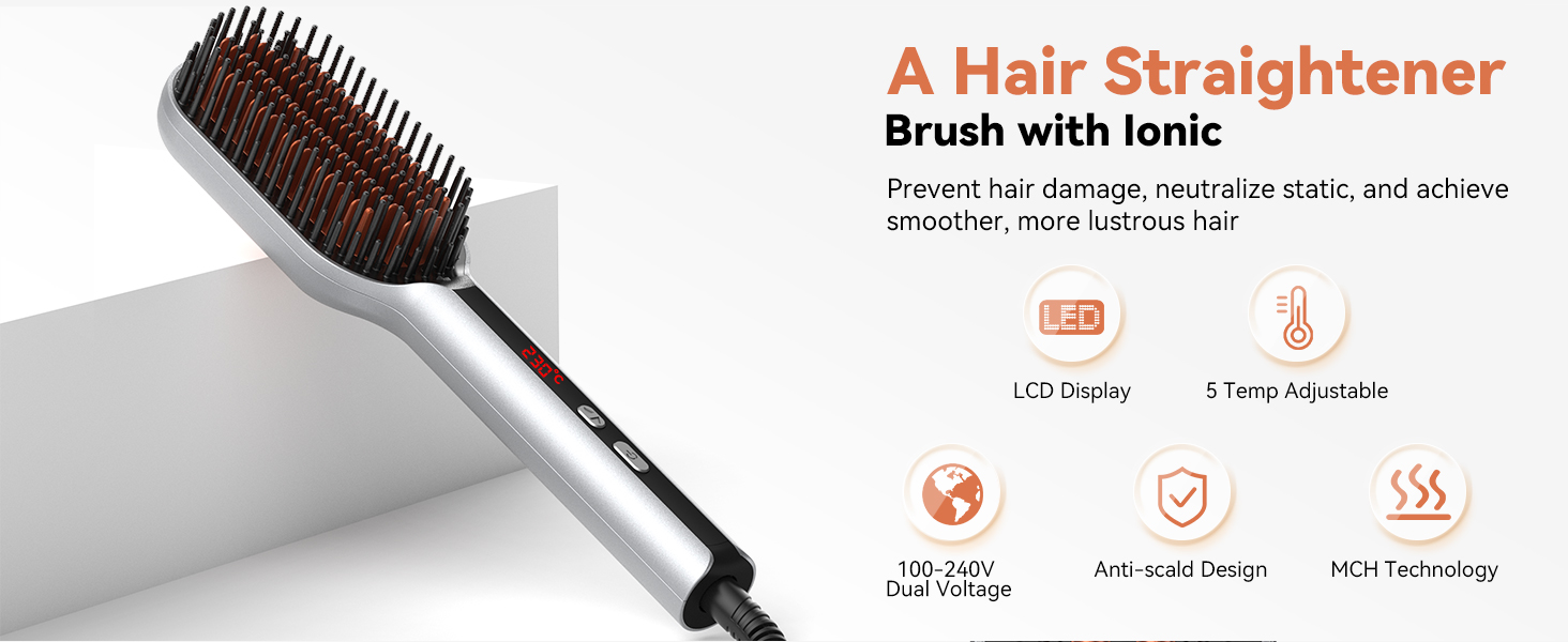straightening comb for hair