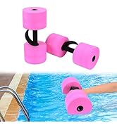 Hikeen Aquatic Exercise Dumbbells Water Dumbbell Pool Resistance Aquatic Fitness Barbells With 4 ...