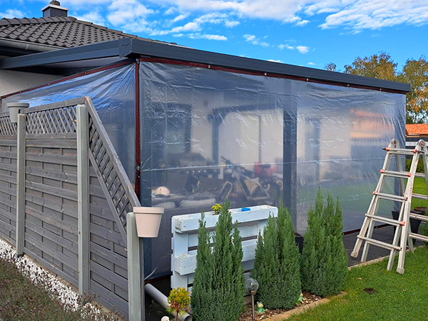 clear waterproof tarp