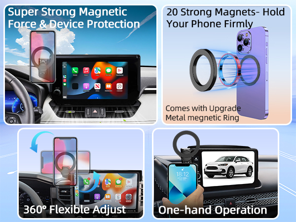 Toyota RAV4 2019-2025 Phone Holder With Magsafe