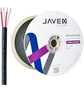 JAVEX Speaker Wire [Oxygen-Free Copper 99.9%] Stranded Copper,4x2.0mm2, 340 * 0.7mm OFC Cable, RQ...