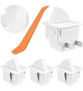 SATUY 4Pcs Refrigerator Door Light Switch | 2-Pin NC Momentary Control with Pry Bar Tool | Fridge...