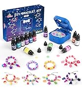 QuTZ Bracelet Making Kit, Making Your Own Beads and Charms with the UV Resins and Curing Station,...