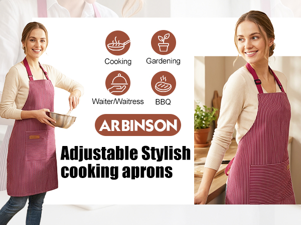 aprons for women with pockets