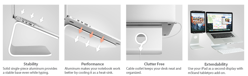 mStand, laptop stand, laptop, rain design. rain design inc, macbook, ergonomic,
