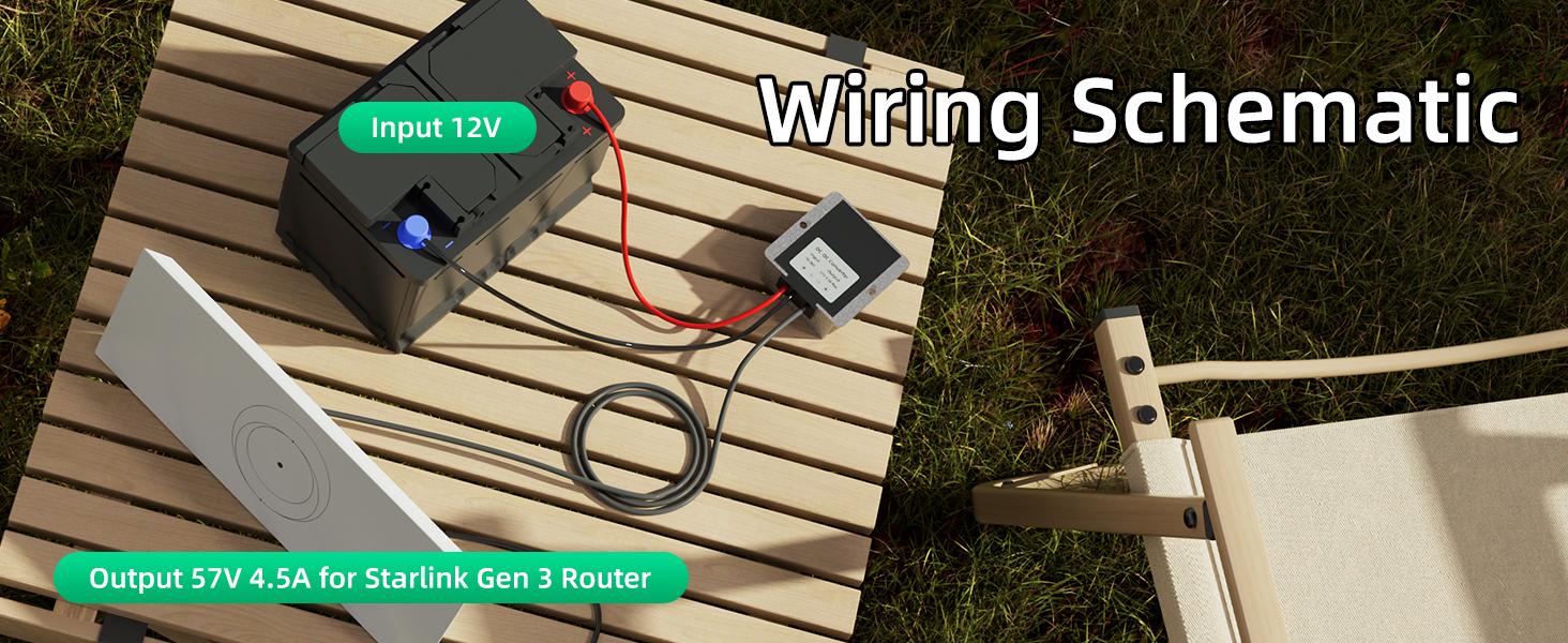 starlink 12v converter