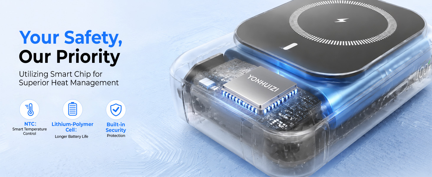 magnetic wireless power bank
