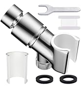 Shower Head Holder for Handheld Shower Head Adjustable Shower Arm Holder with Universal Shower Ar...