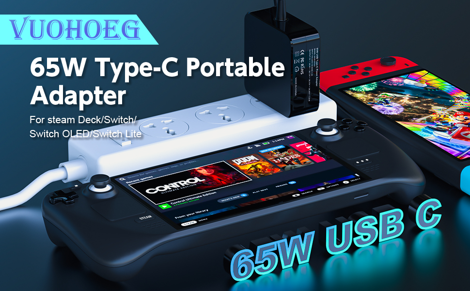 65W PD Foldable Power Adapter