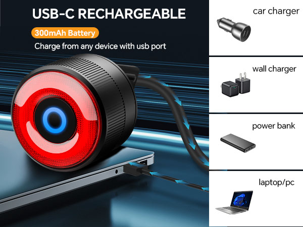 bicycle taillights rechargeable