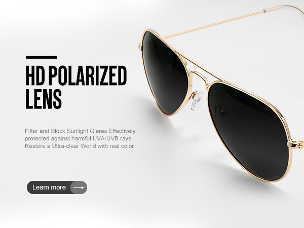Aviator sunglasses for men