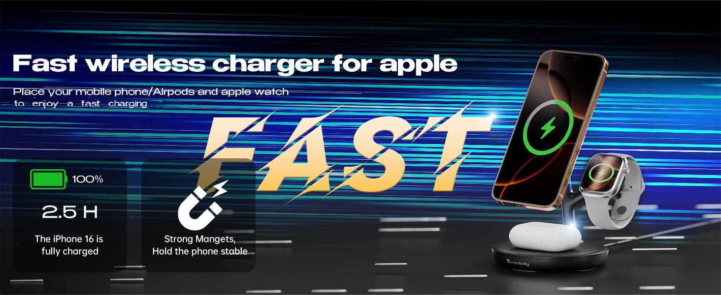 3 in 1 magsafe charging station