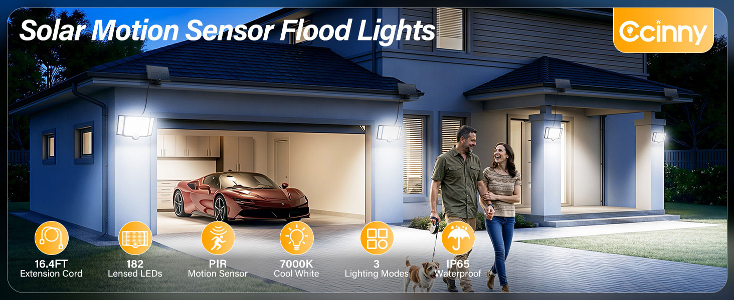 solar motion lights outdoor
