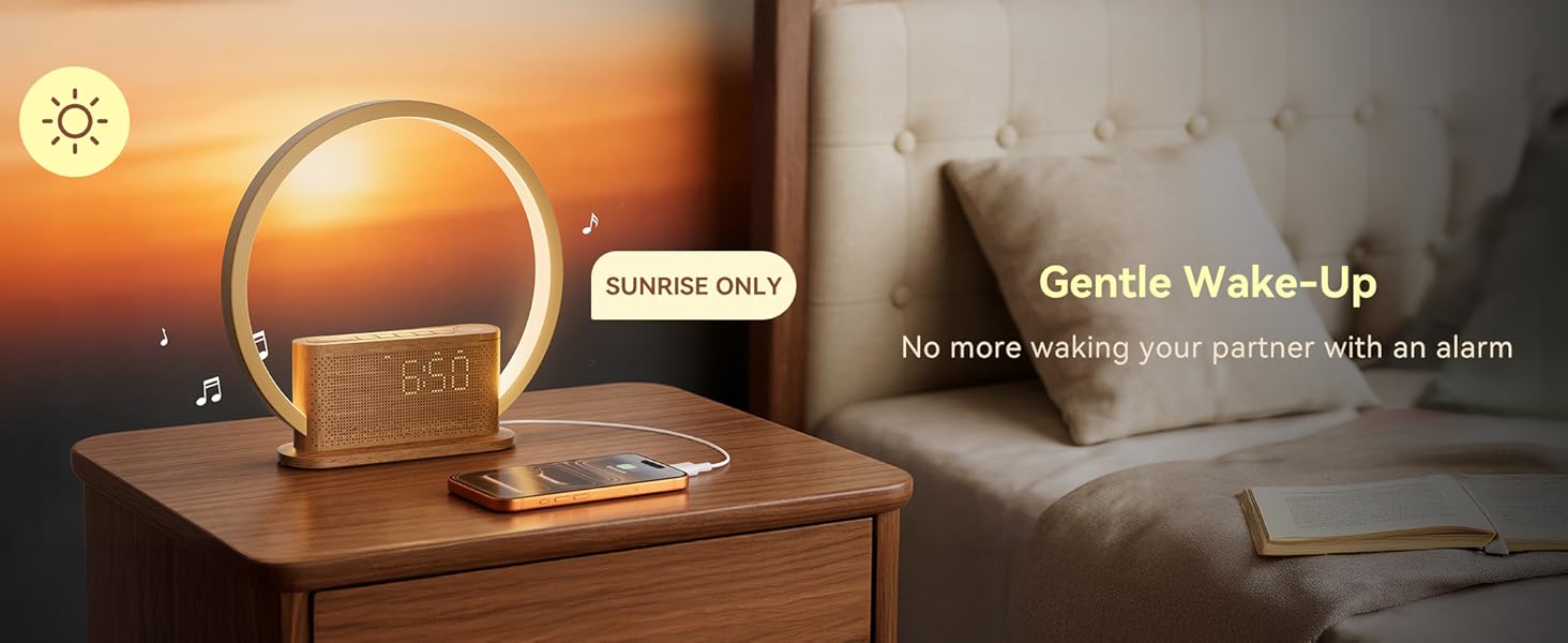 sunrise wake up light alarm clock