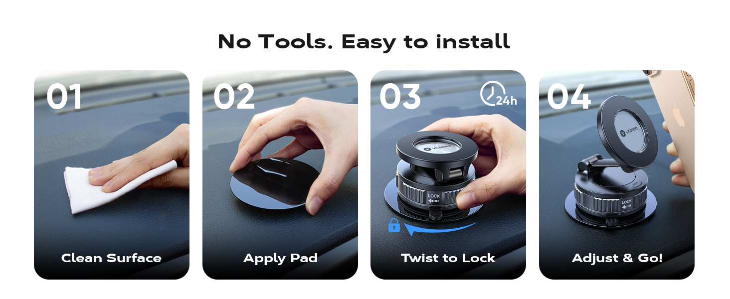 VICSEED iphone car magnetic mount highest rated car phone holder car cell phone holders