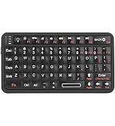 Rii Mini Bluetooth Keyboard,Portable Wireless Rechargeable Keyboard with Backlit,for Smart TV/And...