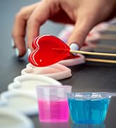 LET'S RESIN Epoxy Mixing Cups Kit,200Pcs, Plastic, 30ml Disposable Measuring Cups,50 Wooden Stirr...