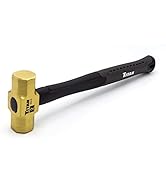 Shop Iron 63216 Non-Sparking Brass Hammer, 2lb.