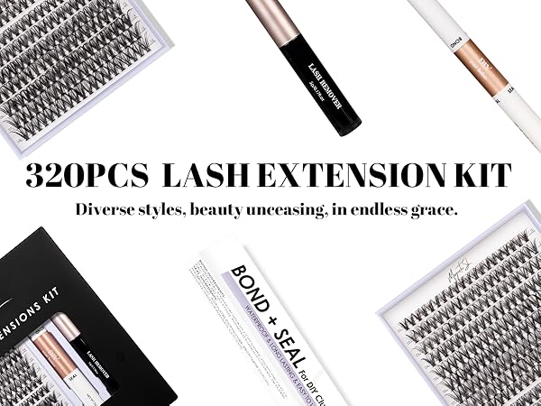 eyelash cluster kit