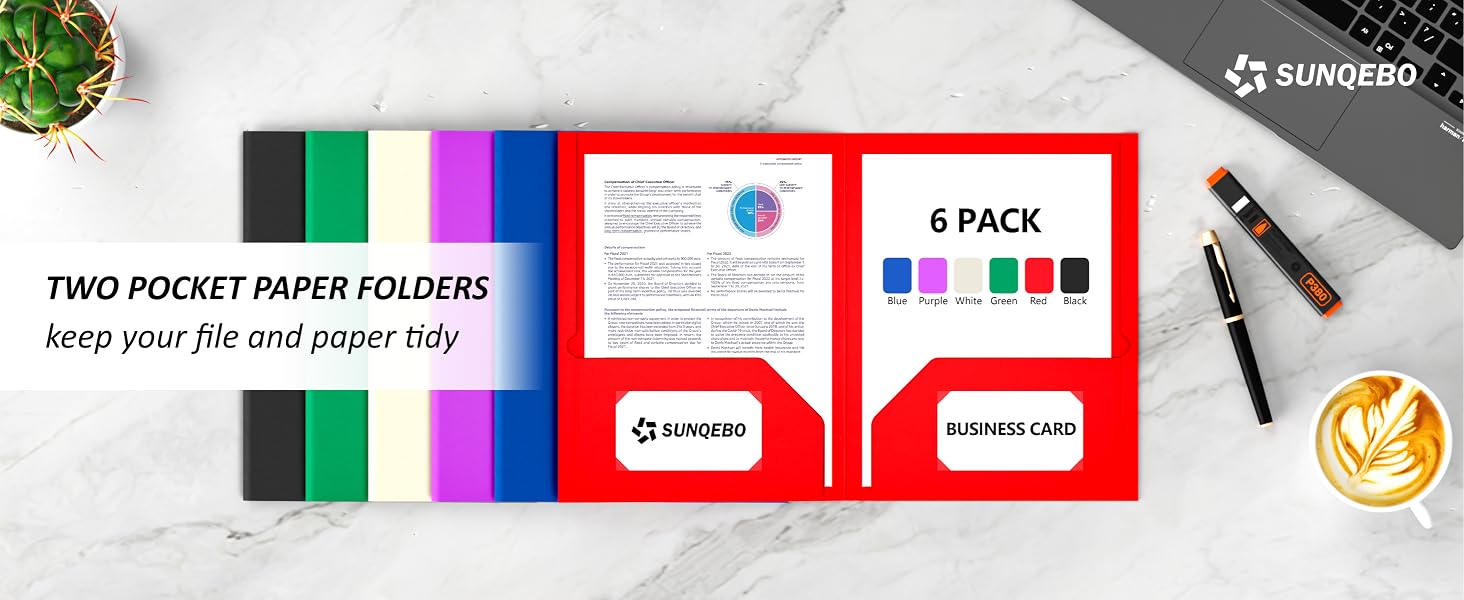 folders with pockets
