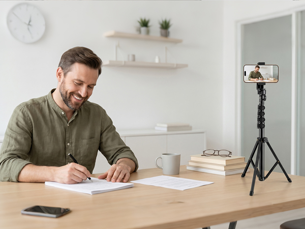 perfect for content creation, live streaming, photography, Online meeting and video recording.