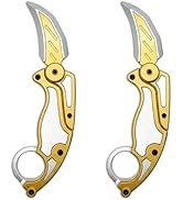 Dreamplay Fidget Gravity Karambit Knife, 2 Pcs 3D Printed Gravity Toys Fake Knife Perfect for Anx...