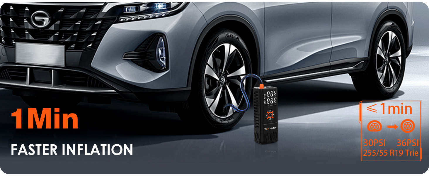 Portable Tire Inflator Air Compressor