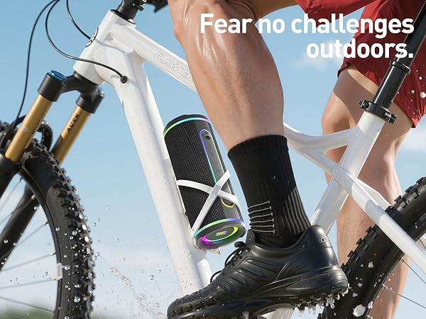 Fear no challenges outdoors.
