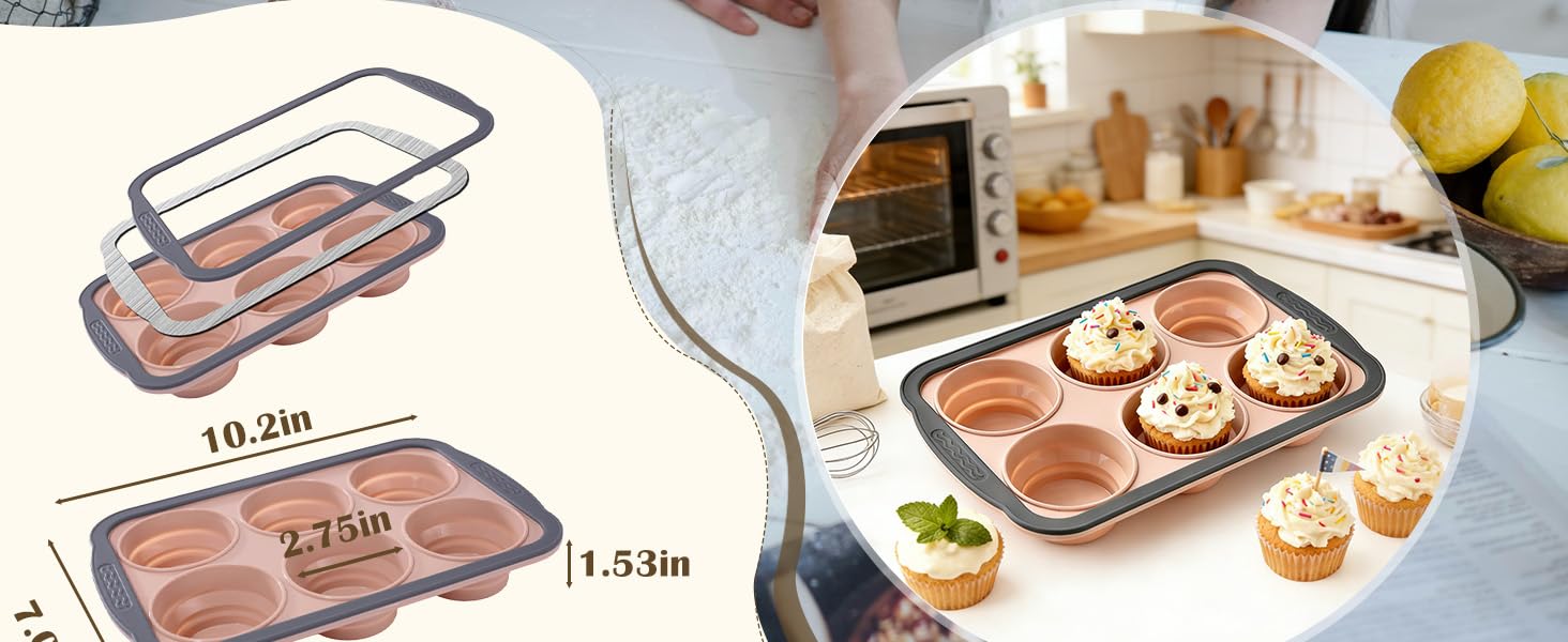silicone muffin pan