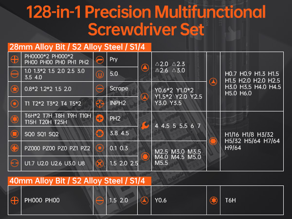 precision screwdriver electronic screwdriver set screw driver set kit hex bit set