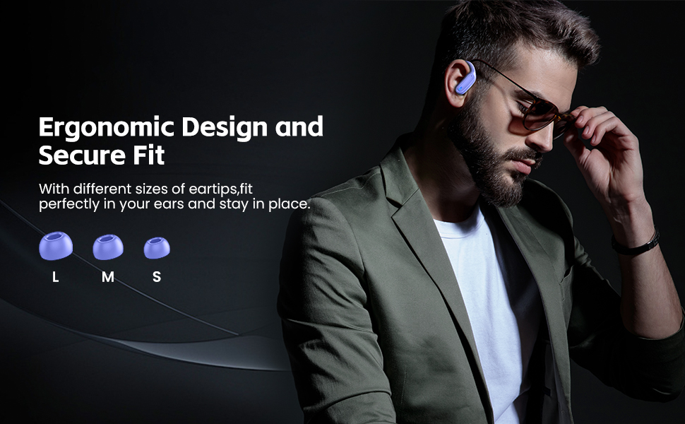 earphones with ergonomic design